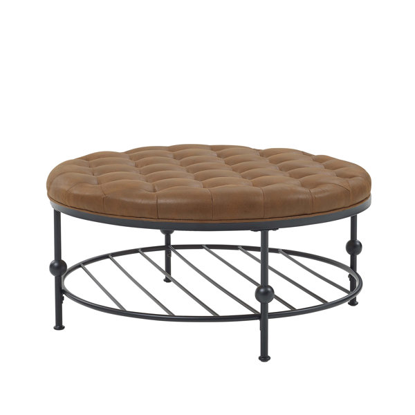 Williston Jacki Faux Leather Ottoman & Reviews Wayfair